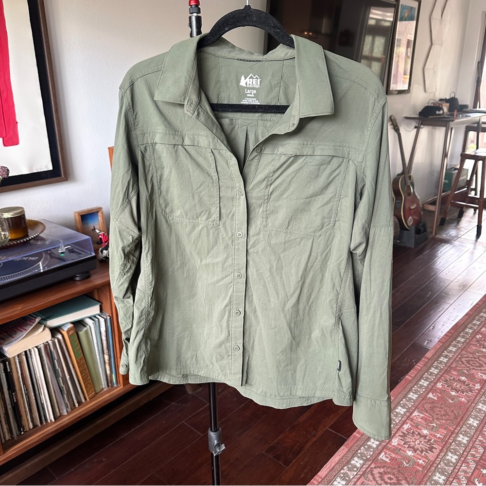 REI Sahara Long-Sleeve Hiking Shirt